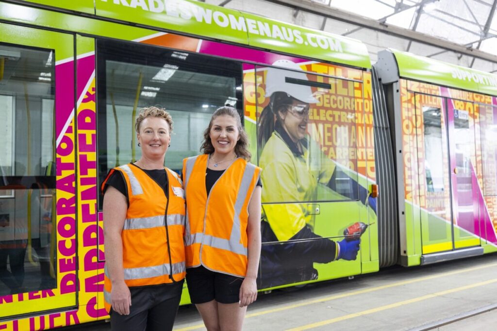 Yarra Trams Tradeswomen Australia Tram Wrap